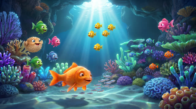Scene 28 - Les Petits Poissons