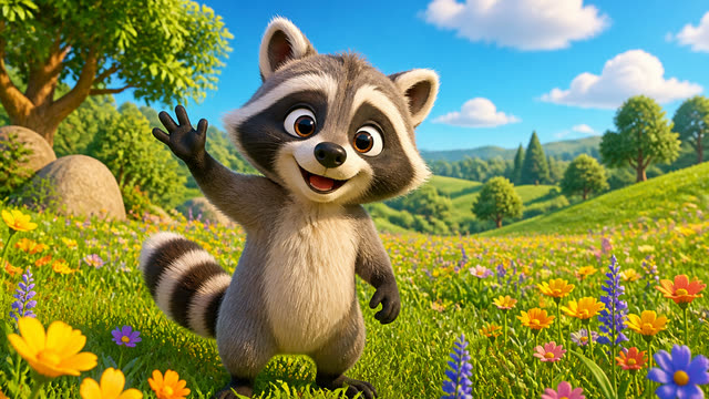 Scene 1 - Riley Raccoon’s Counting Tune