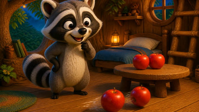 Scene 8 - Riley Raccoon’s Counting Tune