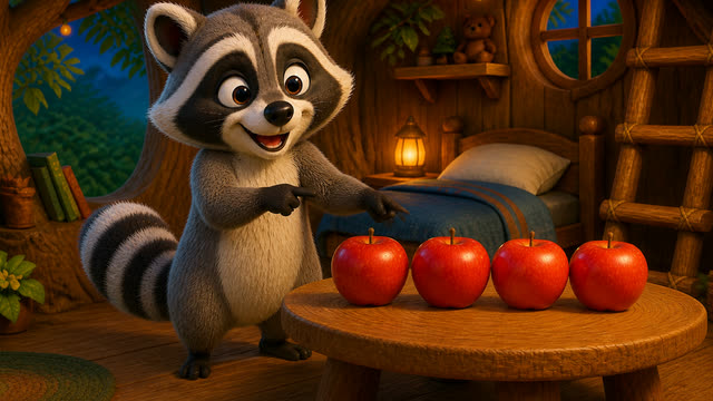 Scene 9 - Riley Raccoon’s Counting Tune