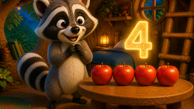 Scene 10 - Riley Raccoon’s Counting Tune