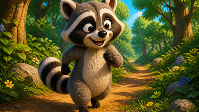 Scene 12 - Riley Raccoon’s Counting Tune