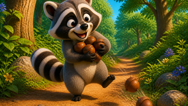 Scene 13 - Riley Raccoon’s Counting Tune