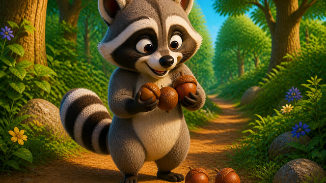 Scene 14 - Riley Raccoon’s Counting Tune