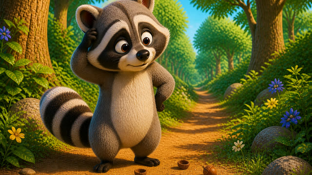 Scene 15 - Riley Raccoon’s Counting Tune
