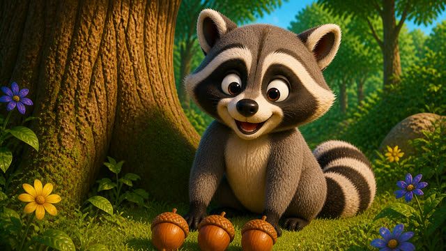 Scene 17 - Riley Raccoon’s Counting Tune