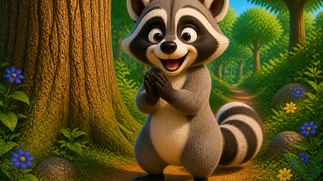 Scene 18 - Riley Raccoon’s Counting Tune