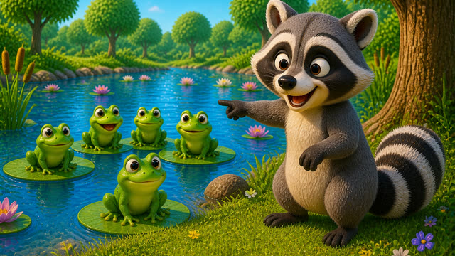 Scene 22 - Riley Raccoon’s Counting Tune
