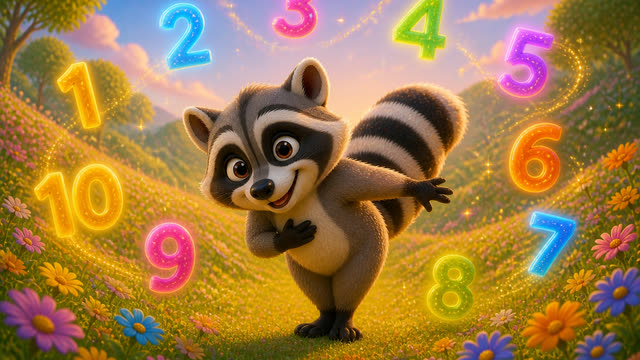 Scene 46 - Riley Raccoon’s Counting Tune