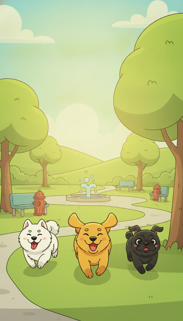 Scene 2 - Count Ten Dogs
