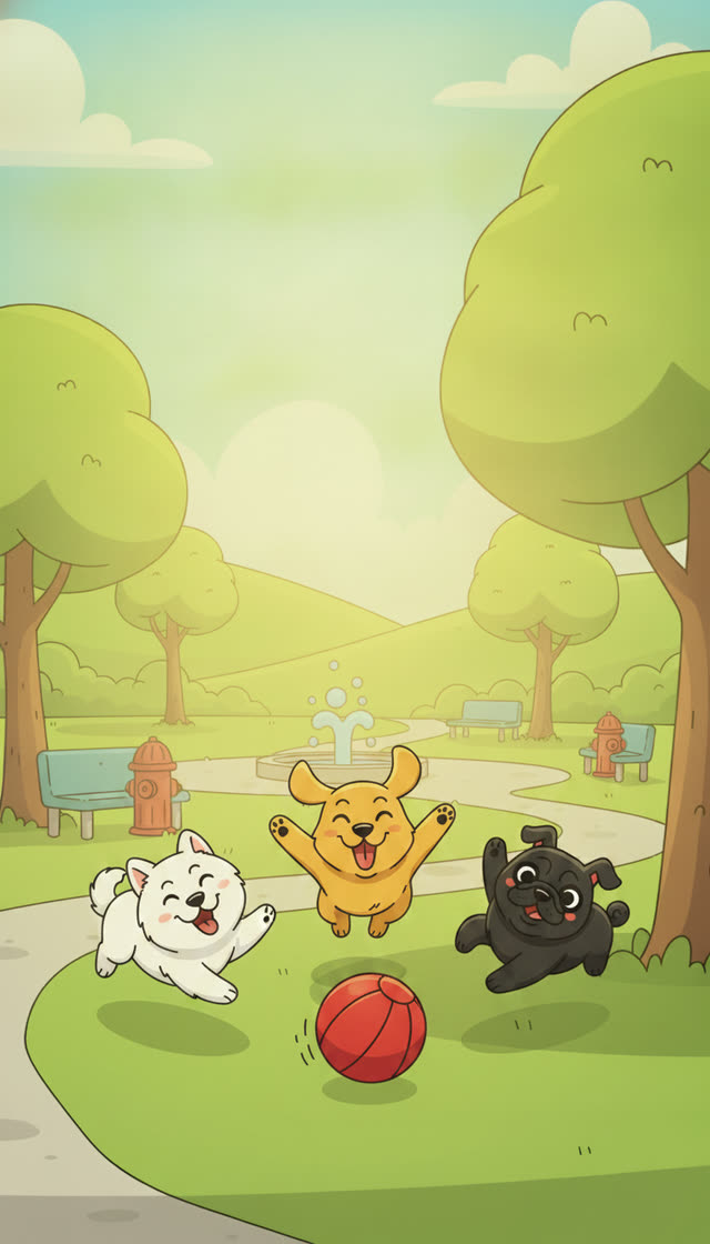 Scene 3 - Count Ten Dogs