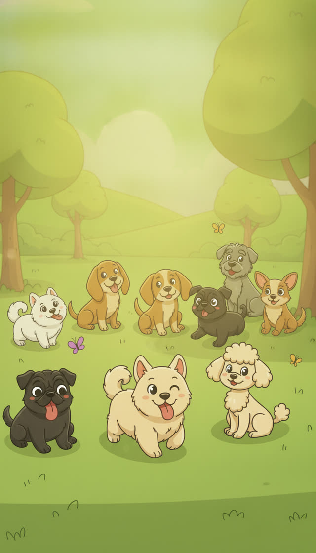 Scene 12 - Count Ten Dogs
