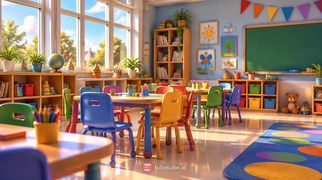 Scene 1 - Tidy and Clean Classroom