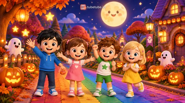 Scene 2 - Rainbow Friends Halloween Party