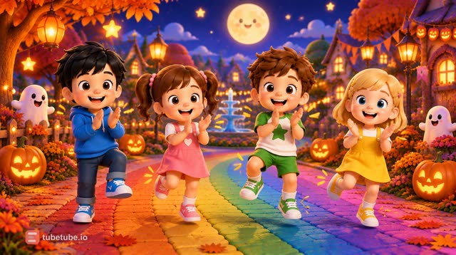 Scene 5 - Rainbow Friends Halloween Party
