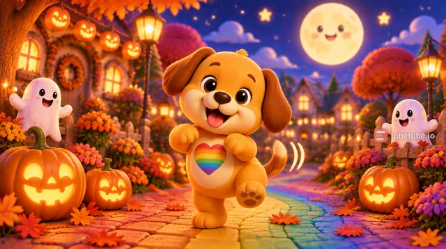 Scene 7 - Rainbow Friends Halloween Party
