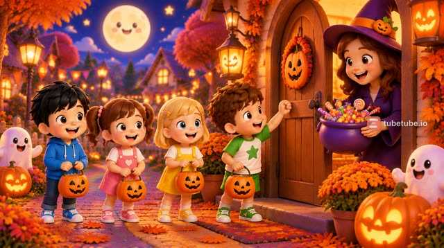 Scene 12 - Rainbow Friends Halloween Party