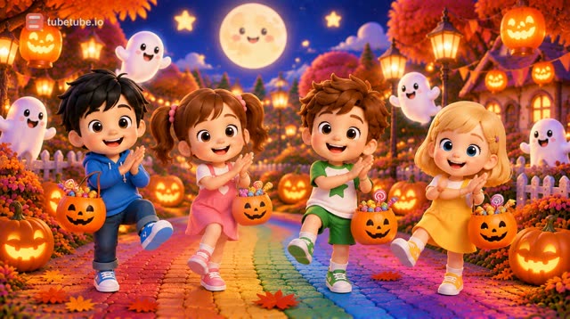 Scene 13 - Rainbow Friends Halloween Party