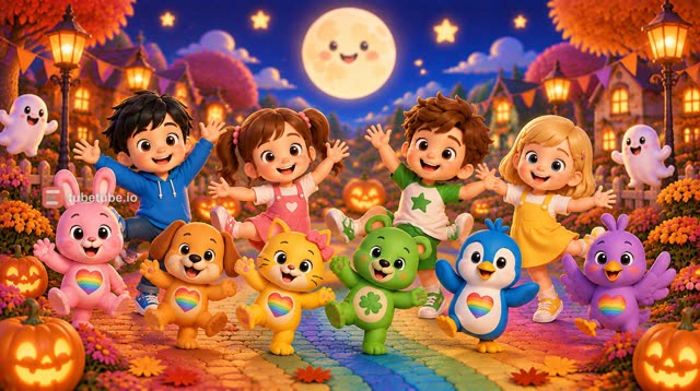 Scene 14 - Rainbow Friends Halloween Party