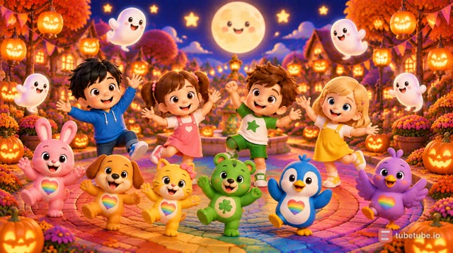 Scene 15 - Rainbow Friends Halloween Party