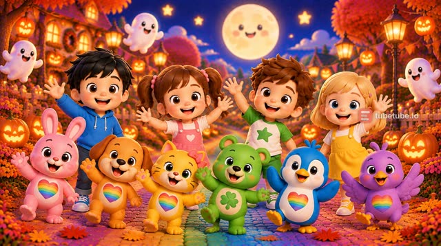 Scene 16 - Rainbow Friends Halloween Party