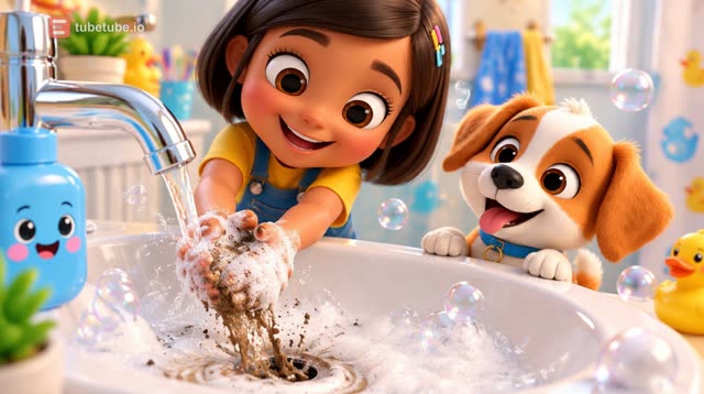 Scene 10 - Wash, Wash, Wash Your Hands