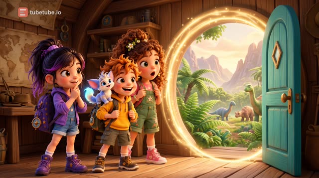 Scene 5 - The Door to Nowhere - The Dinosaur World