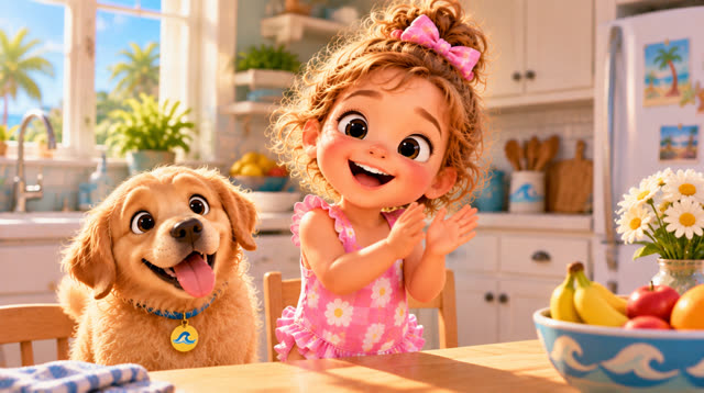 Scene 9 - Go Go Goldie Good Morning Sunshine