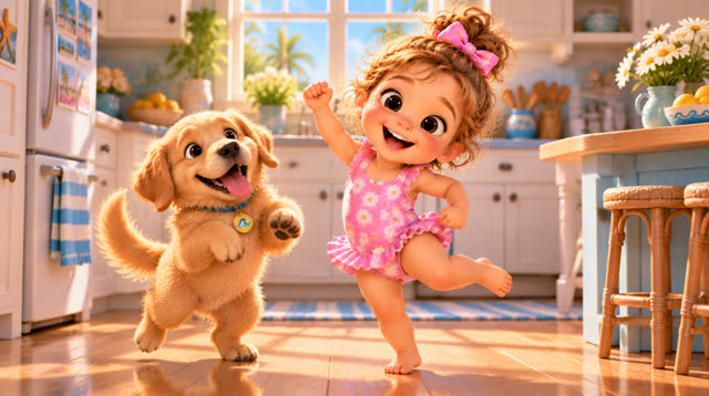 Scene 10 - Go Go Goldie Good Morning Sunshine