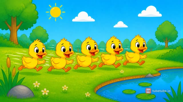 Scene 8 - Five Little Ducks