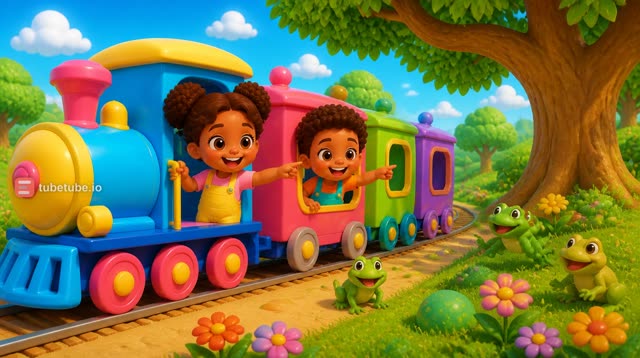 Scene 5 - The Colour Train  |  Learn Colours with a Fun Rainbow Train!
