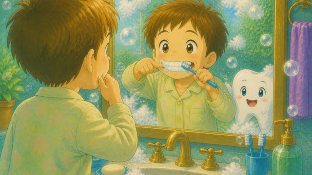 Scene 12 - Brush Your Teeth So Bright