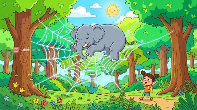 Scene 2 - L'éléphant sur la toile