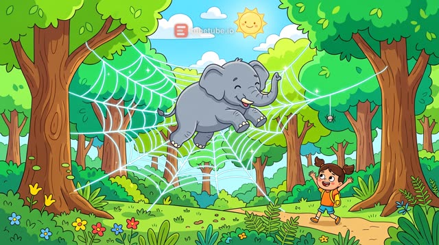 Scene 3 - L'éléphant sur la toile