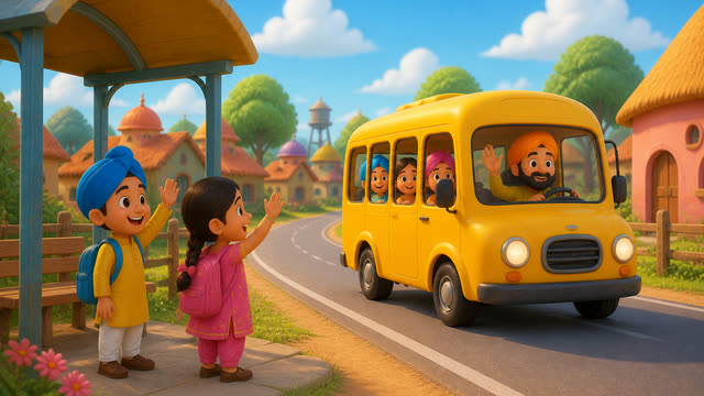 Scene 2 - Peeli peeli school bus