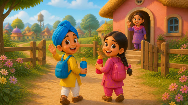Scene 5 - Peeli peeli school bus