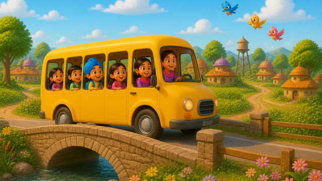 Scene 10 - Peeli peeli school bus