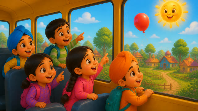 Scene 11 - Peeli peeli school bus