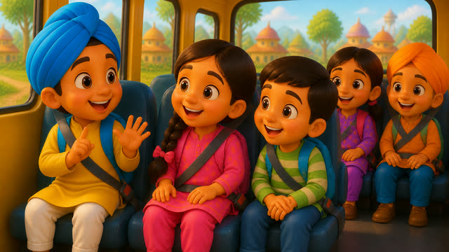 Scene 12 - Peeli peeli school bus