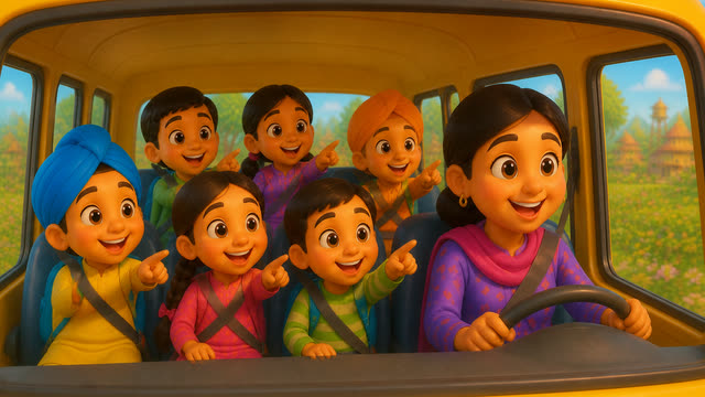 Scene 16 - Peeli peeli school bus