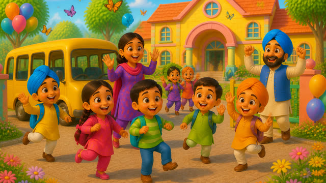 Scene 20 - Peeli peeli school bus