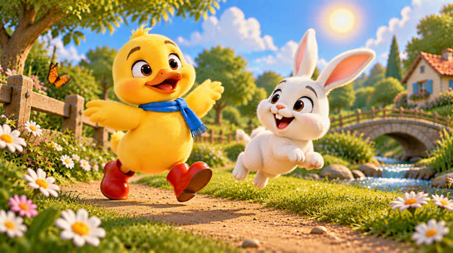 Scene 9 - Le Petit Canard Aventurier