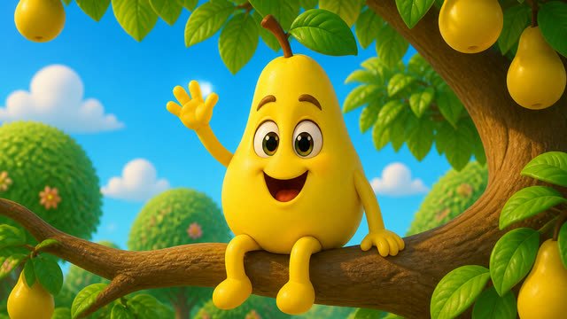 Scene 3 - Fruta plot ngjyra
