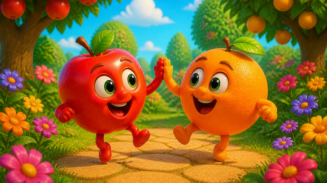 Scene 7 - Fruta plot ngjyra