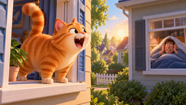 Scene 2 - Il Gatto Miagolone