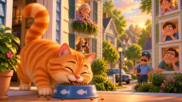 Scene 12 - Il Gatto Miagolone