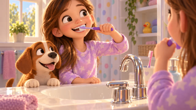 Scene 2 - Clean and Happy Every Day!