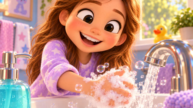 Scene 15 - Clean and Happy Every Day!