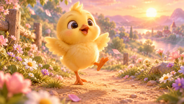 Le petit poussin qui fais boum boum