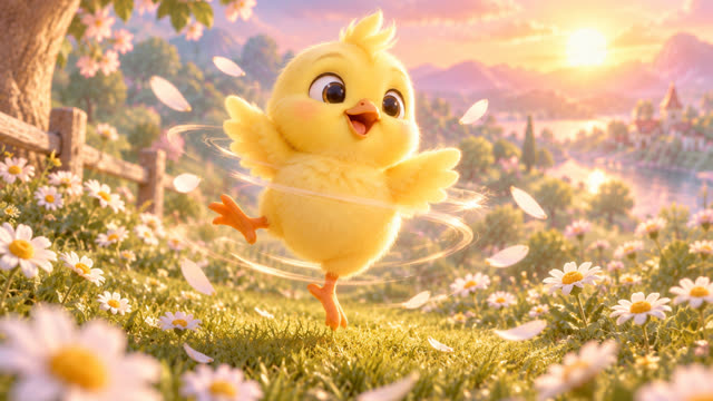 Scene 4 - Le petit poussin qui fais boum boum